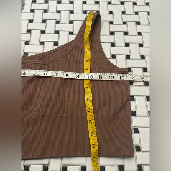 Athleta Ribbed Brown Top - Picture 4 of 4